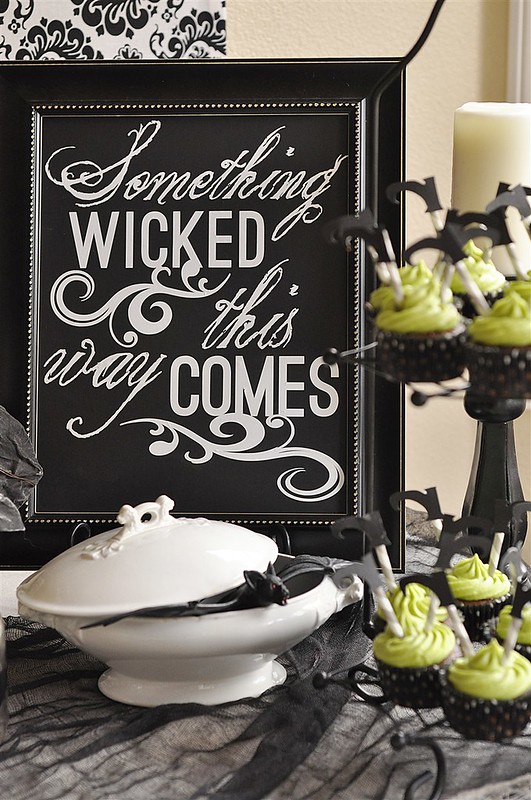 Halloween party decor