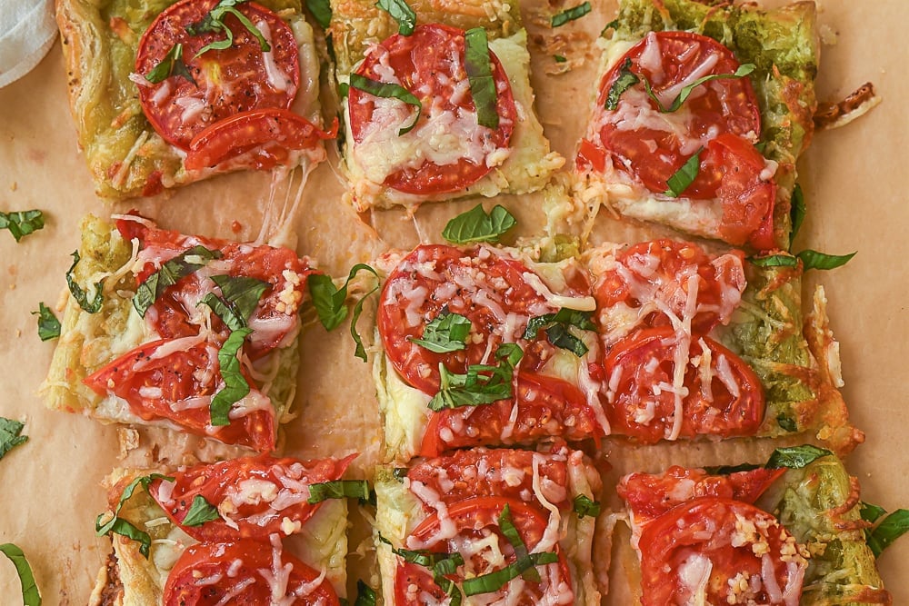 easy tomato tart squares of tomato tart