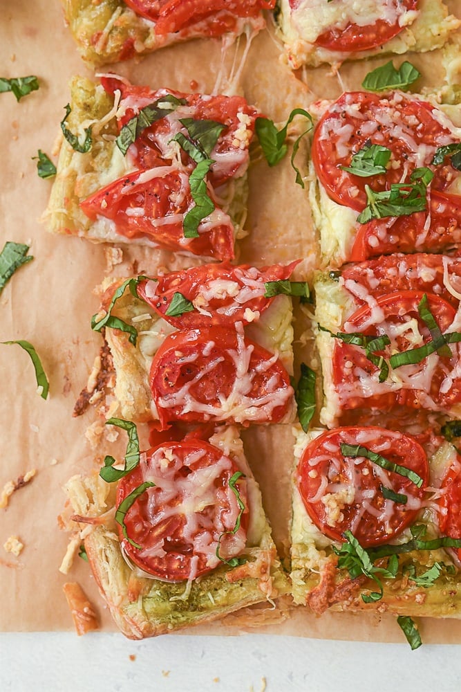 easy tomato tart squares of tomato tart
