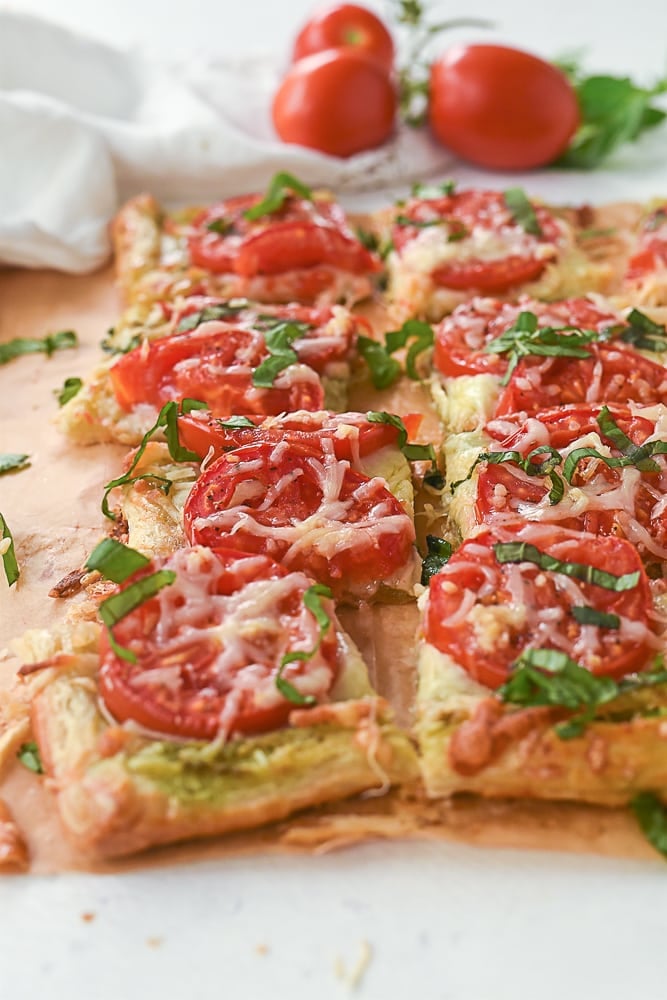 how to make a tomato tart Tomato tart pieces
